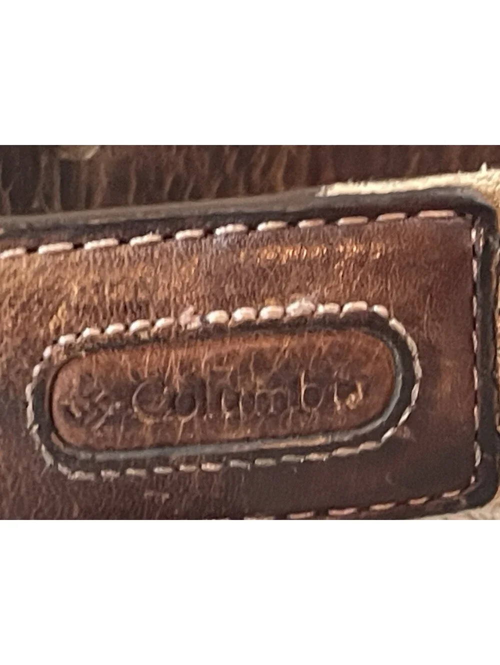 Columbia Belt Men’s Everyday Casual Comfort Leather Fabric 36/90 Brown Neutral